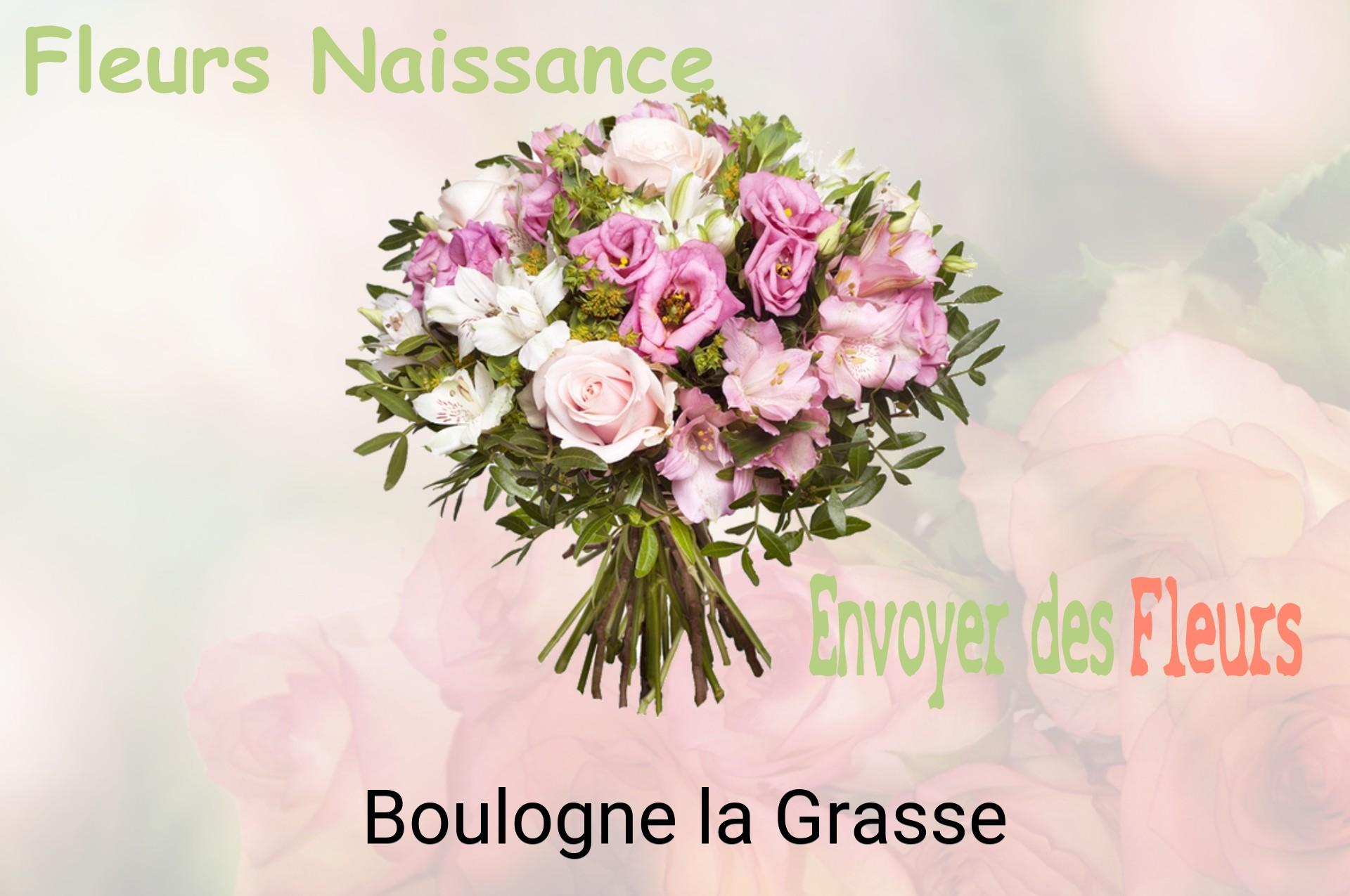 Bouquet de fleurs de naissance livré à Boulogne-la-Grasse